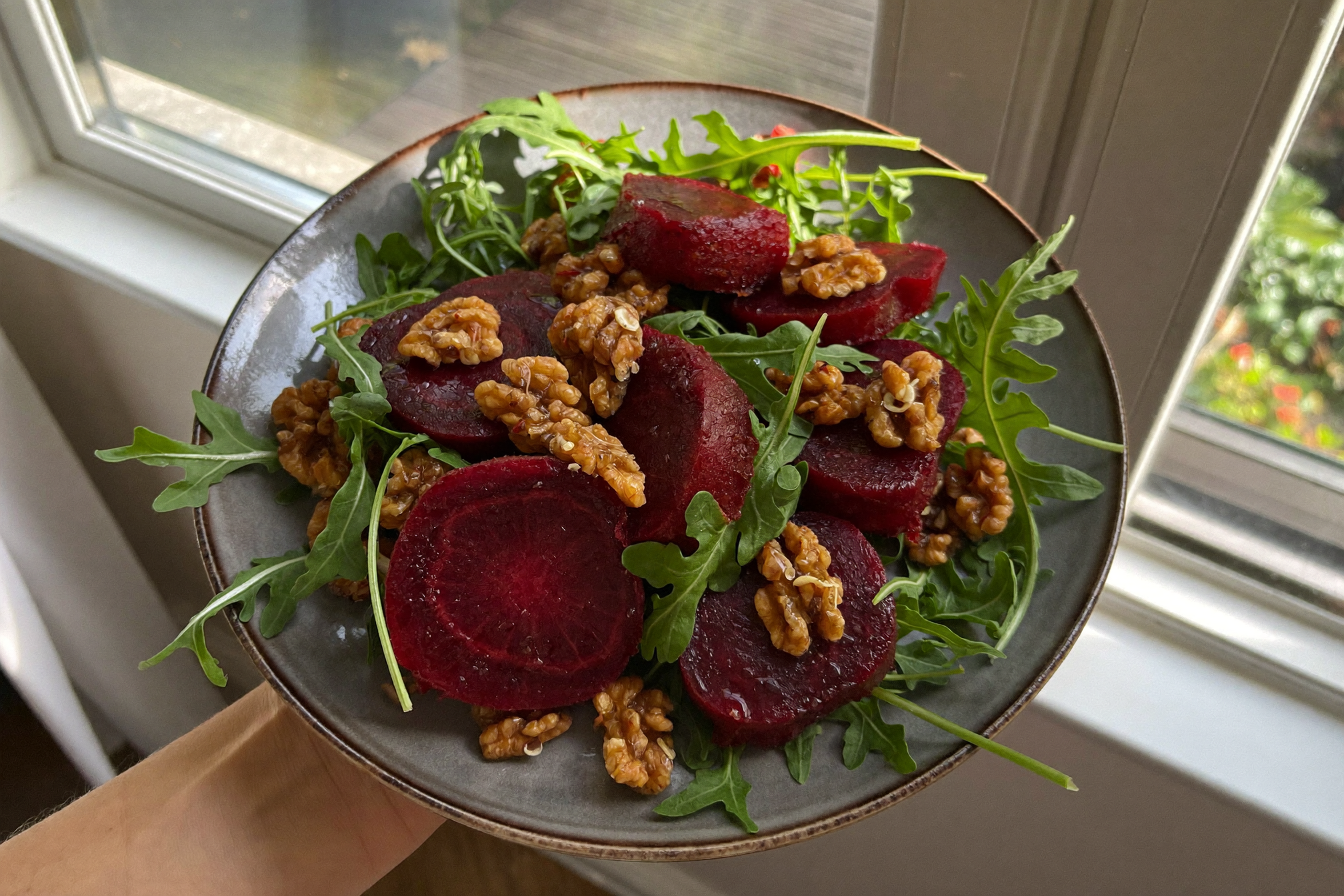 Salade de betterave et noix — recette anti-cholestérol