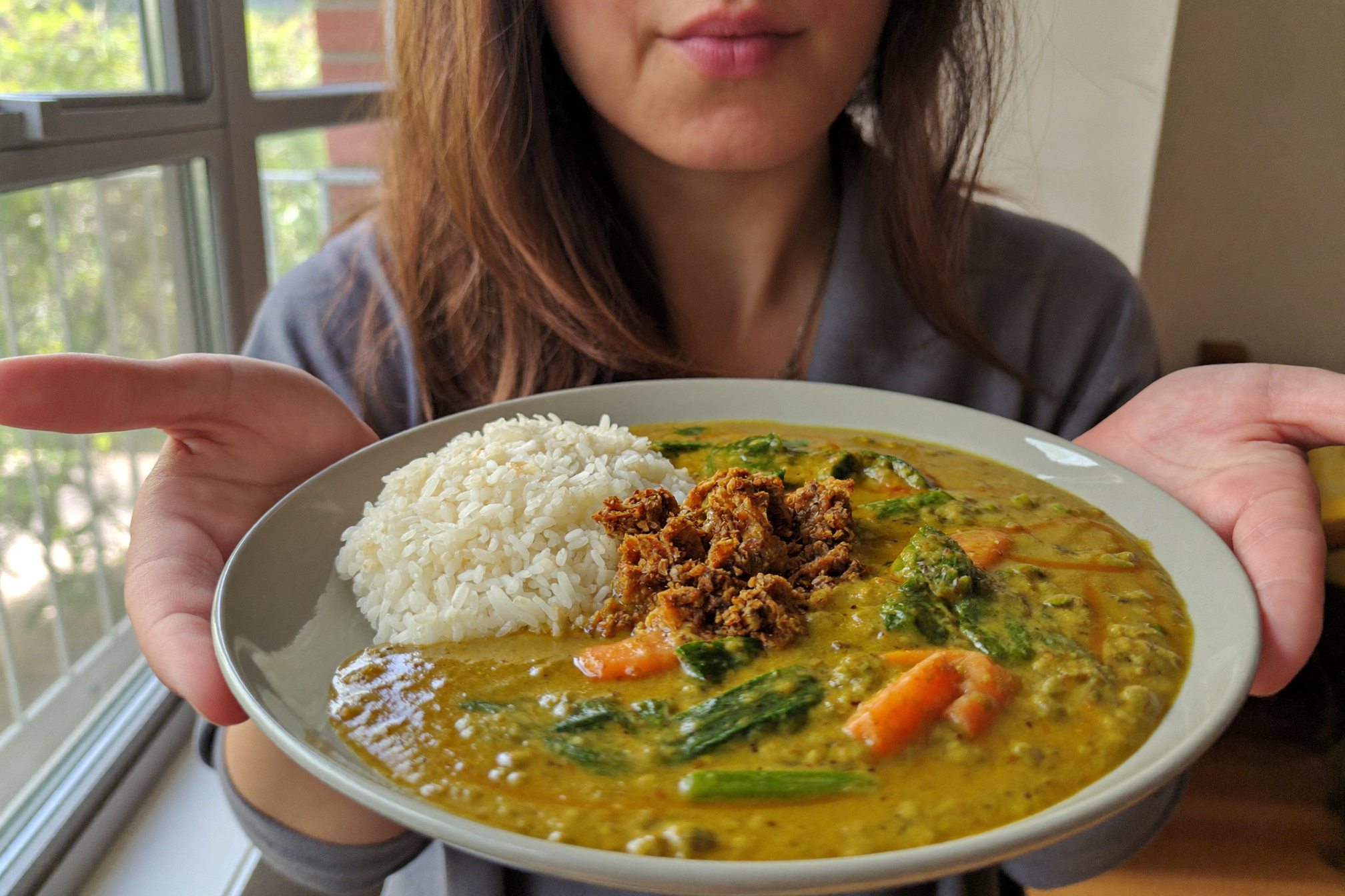 Curry de lentilles aux épinards — recette anti-cholestérol