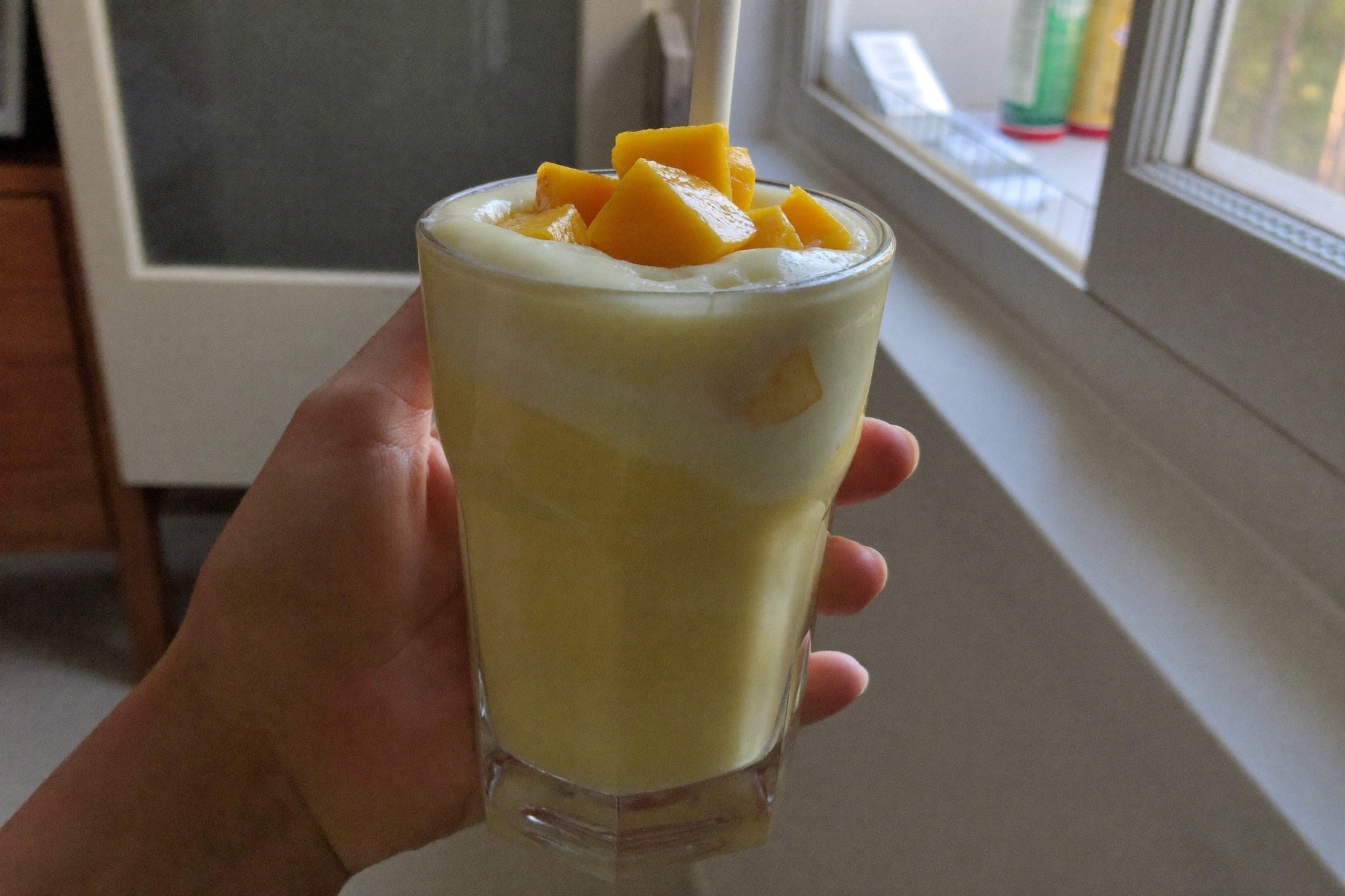 Lassi mangue léger — boisson anti-cholestérol