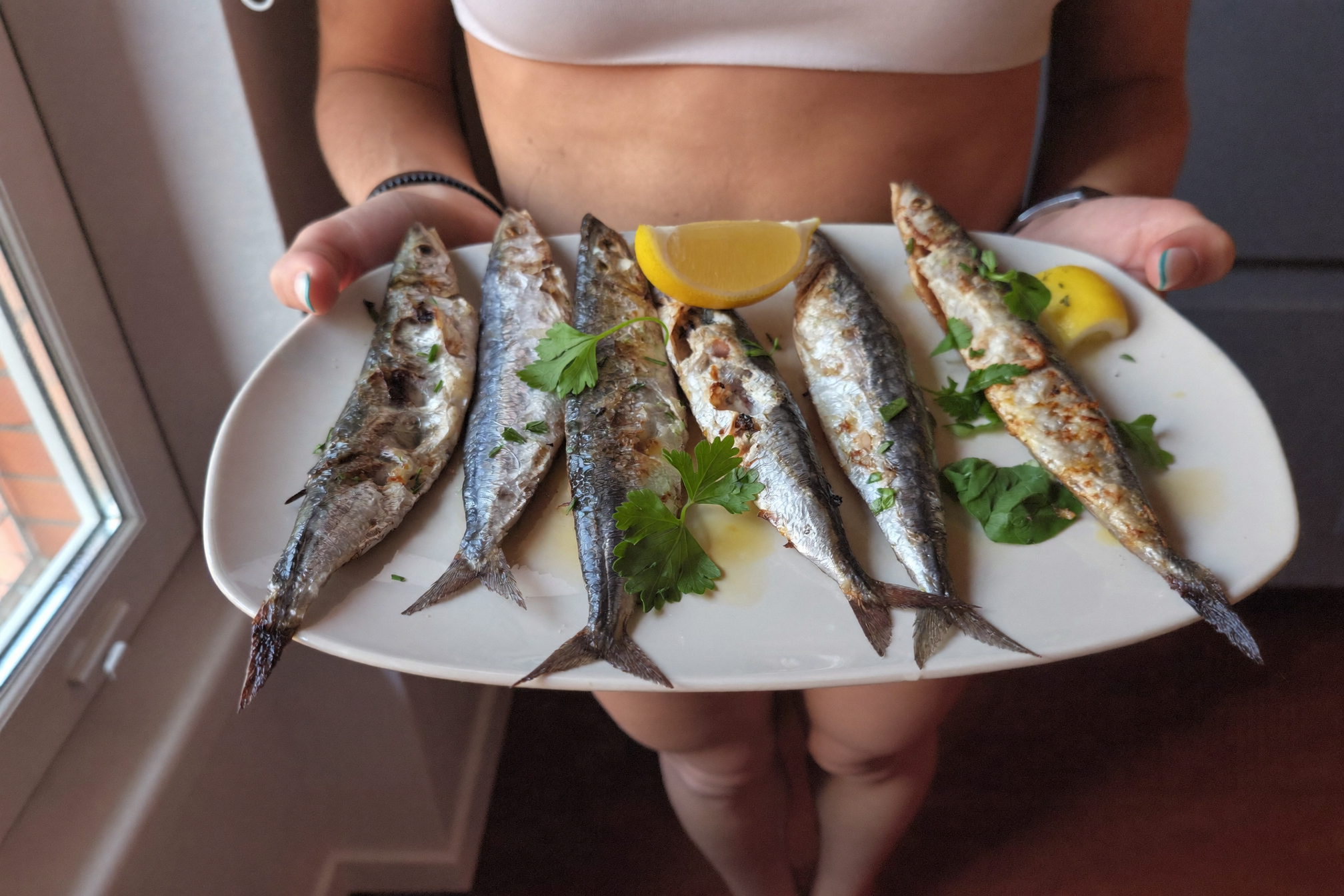 Sardines grillées au citron — recette anti-cholestérol