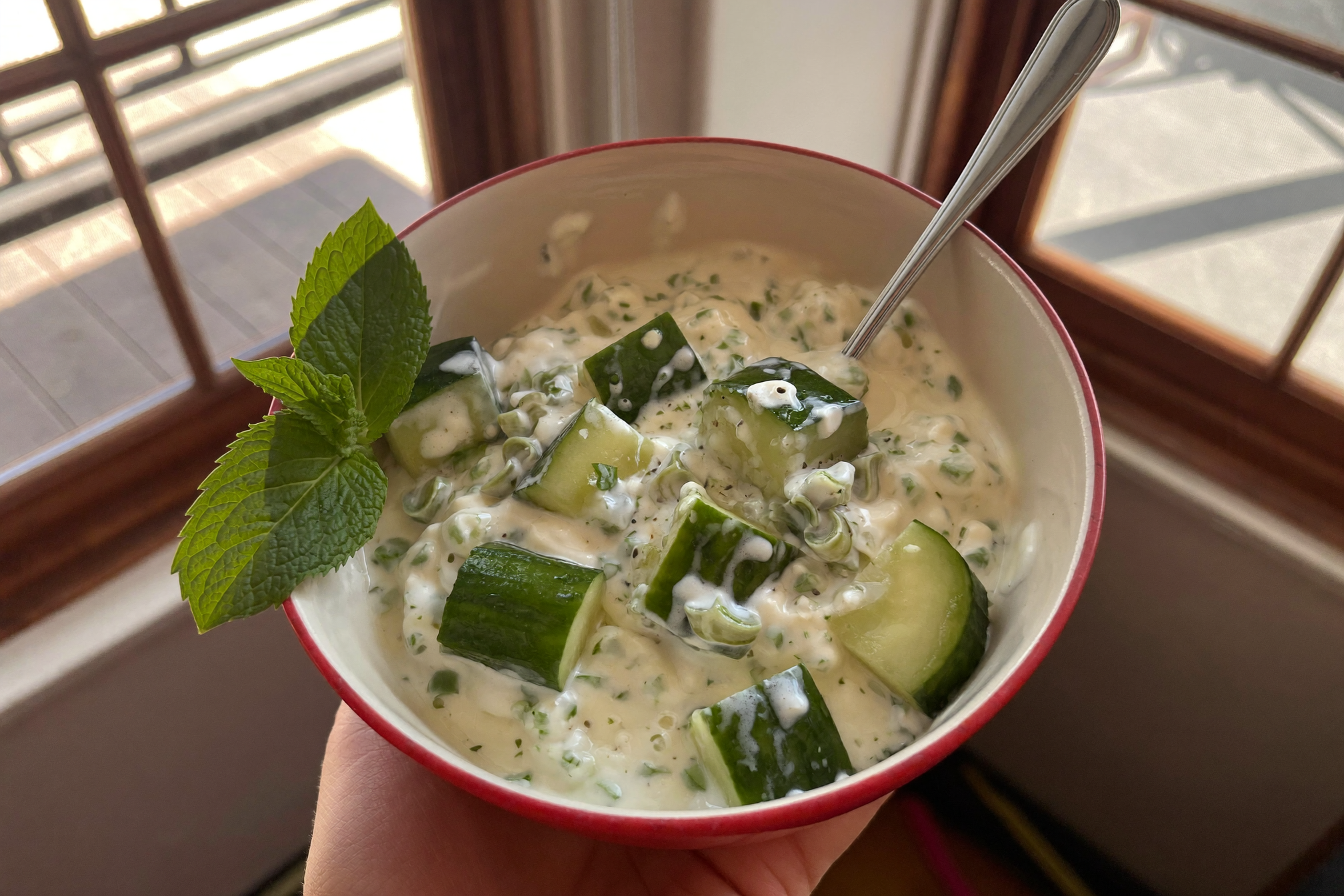Tzatziki au yaourt 0% et concombre — recette anti-cholestérol